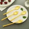 Glam Gold Dessert Spoons (Set of 4) Online