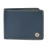 Gift Glamorous Vegan Leather Wallet And Keychain Combo - Navy Blue