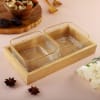 Glass Bowl With Wooden Tray Set Online