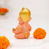 Buy Gleaming Gold-Finish Crown Ganesha Idol