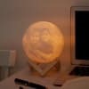 Buy Gleaming Moon - Personalized 3D Lamp With Stand