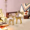 Shop Glittering Reindeers For Christmas (Set of 2)