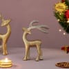 Buy Glittering Reindeers For Christmas (Set of 2)