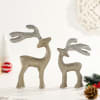 Glittering Reindeers For Christmas Set of 2 Online
