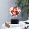 Glowing Hug Black Base LED Lamp For Mom Online