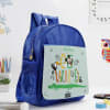 Gift Go Wild - School Bag - Personalized - Blue