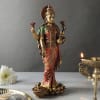 Gift Goddess Lakshmi Copper Finish Idol