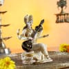 Buy Goddess Saraswati Idol With Pooja Thali