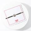 Buy Gold And Black Meena Tirupathi Rakhi