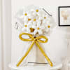 Gift Gold And White Floral Balloon Bouquet