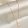 Buy Gold Plated Butterfly Pendant Necklace