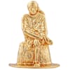 Gift Gold Plated Divine Sai Baba Idol