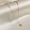 Gift Gold Plated Double Layered Roman Numerals Necklace