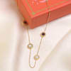 Shop Gold Plated Roman Numerals Pendant Necklace