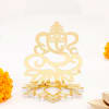 Gift Golden Acrylic Ganesha And Laxmi Ji