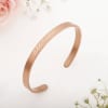 Golden Allure - Personalized Rose Gold Cuff Bracelet For Women Online