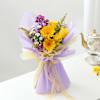 Gift Golden Bloom And Midnight Truffle Cake Combo