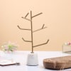 Gift Golden Colored Tree Tower for Jewelry