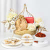 Golden Dome Rakhi Hamper Online