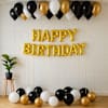 Golden Glam Birthday Balloon Decor Online
