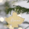Shop Golden Glow Personalized Christmas Ornament - Set Of 2