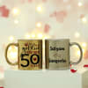 Golden Jubilee 50th Anniversary Coffee Mug Set Online