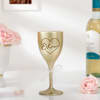 Buy Golden Luxe Personalized Wine Glass Set For Couples