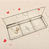 Shop Golden Motif Personalized Glass Jewelry Box