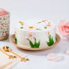 Gift Golden Pearls Floral Cake
