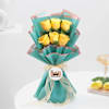 Gift Golden Sunshine Rose Bouquet For Dad