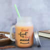 Buy Good Mood Personalized Frosted Glass Mason Jar
