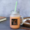 Shop Good Mood Personalized Frosted Glass Mason Jar