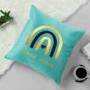 Good Vibes Velvet Cushion - Turquoise Online