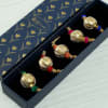 Gift Gota Patti and Colorful Velvet Beads Rakhi Set of Five