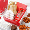 Gourmet Delights And Kundan Rakhi Hamper Online