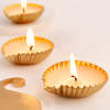 Buy Gourmet Dry Fruits And Metal Candle Diyas Diwali Hamper