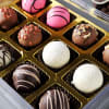 Buy Gourmet Truffles Anniversary Gift Box With Personalized Card (Box of 12)