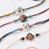 Graceful Peacock Feather Rakhis-Set Of 4 Online