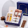 Graceful Peacock Rakhis Hamper Online