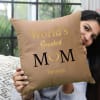 Gift Greatest Mom Personalized Velvet Cushion