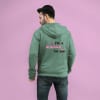 Buy Green Cotton Men's Personalized Hoodie