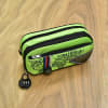 Green Zipper Lock Pouch cum Pencil Box Online