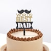 Buy Greenery And Chocolate Cake Father's Day Gift Combo