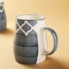 Buy Grey Blue Moroccan Milk Mugs (Set of 2)