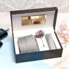 Buy Grey Necktie Set in Personalized Gift Box