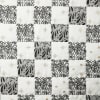 Gift Grey Patchwork Block Print Cotton Double Bed Quilt