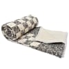 Shop Grey Patchwork Block Print Cotton Double Bed Quilt