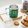 Buy Grilling Chilling Refilling - Personalized Green Mug
