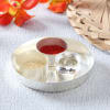 Gift Gulabjamun with Silver Plated Tikka Thali