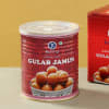 Buy Gulabjamun with Silver Plated Tikka Thali